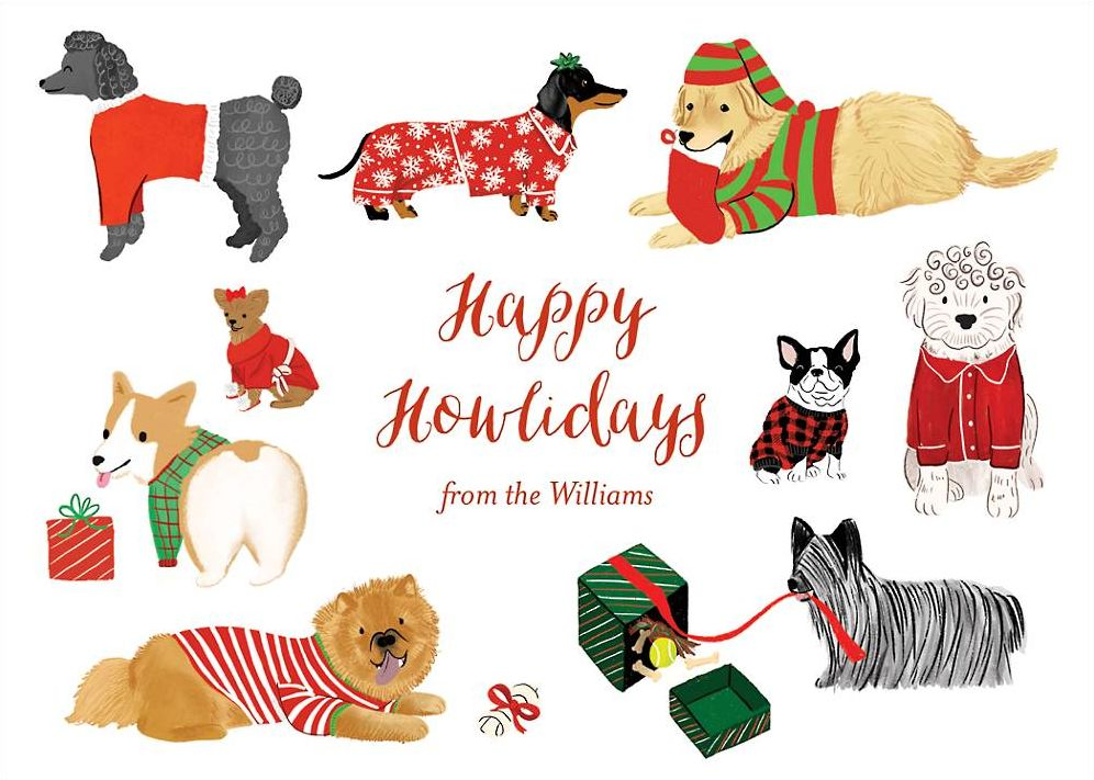 Happy Howlidays Holiday Card