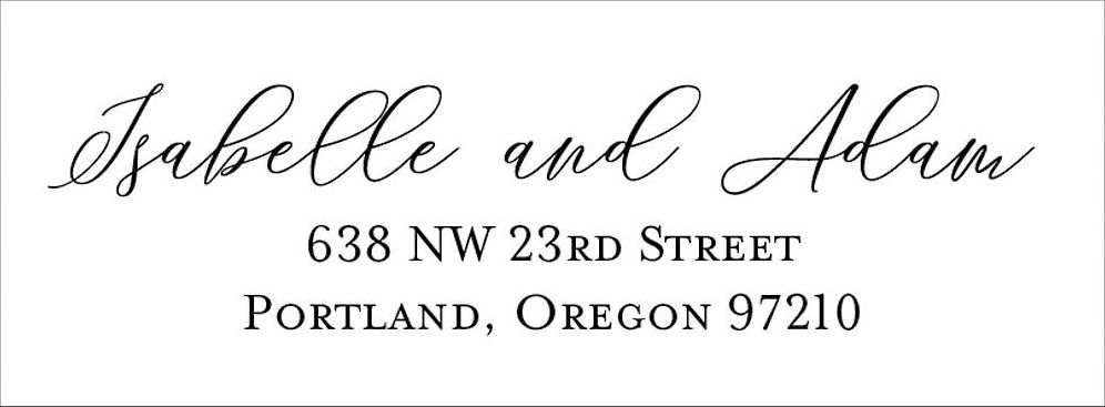 Signature Return Address Label