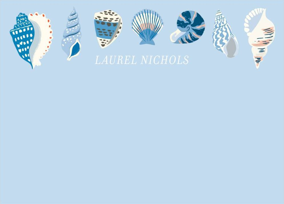 Seashells Stationery