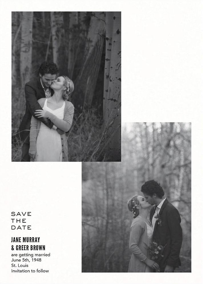 Forever Ever Save the Date Card