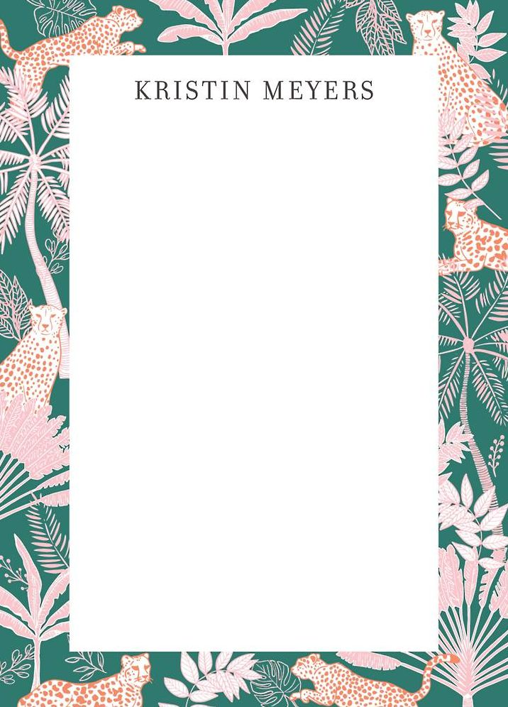 Jungle Cats Stationery