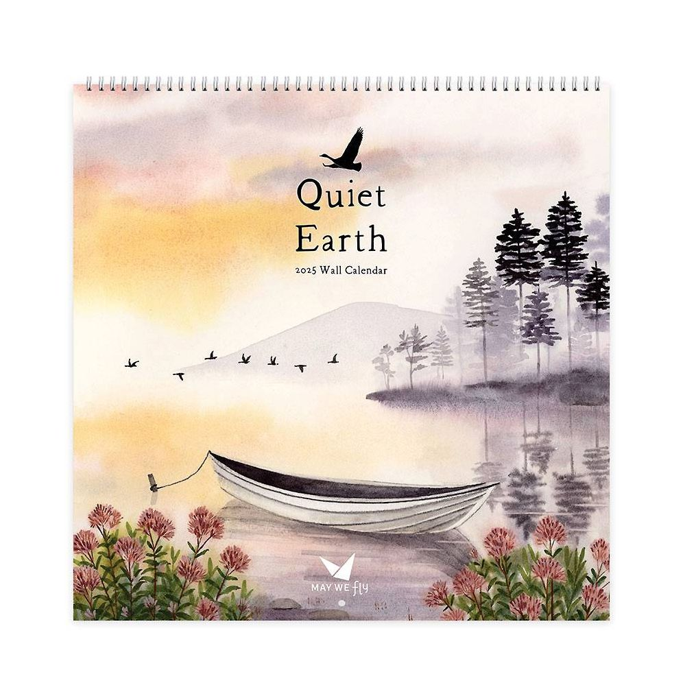 2025 Quiet Earth Watercolor Landscapes Wall Calendar