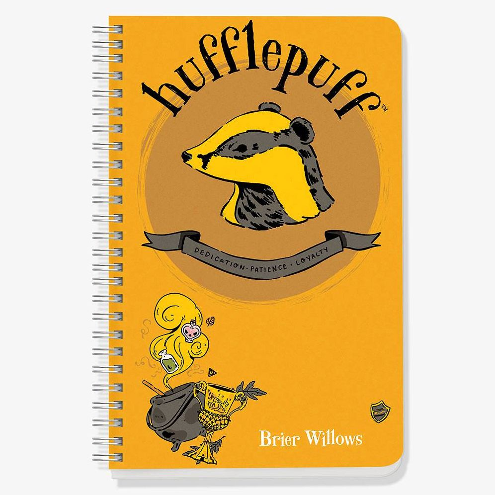 Hufflepuff Mascot Illustrated Academia Harry Potter Custom Journal