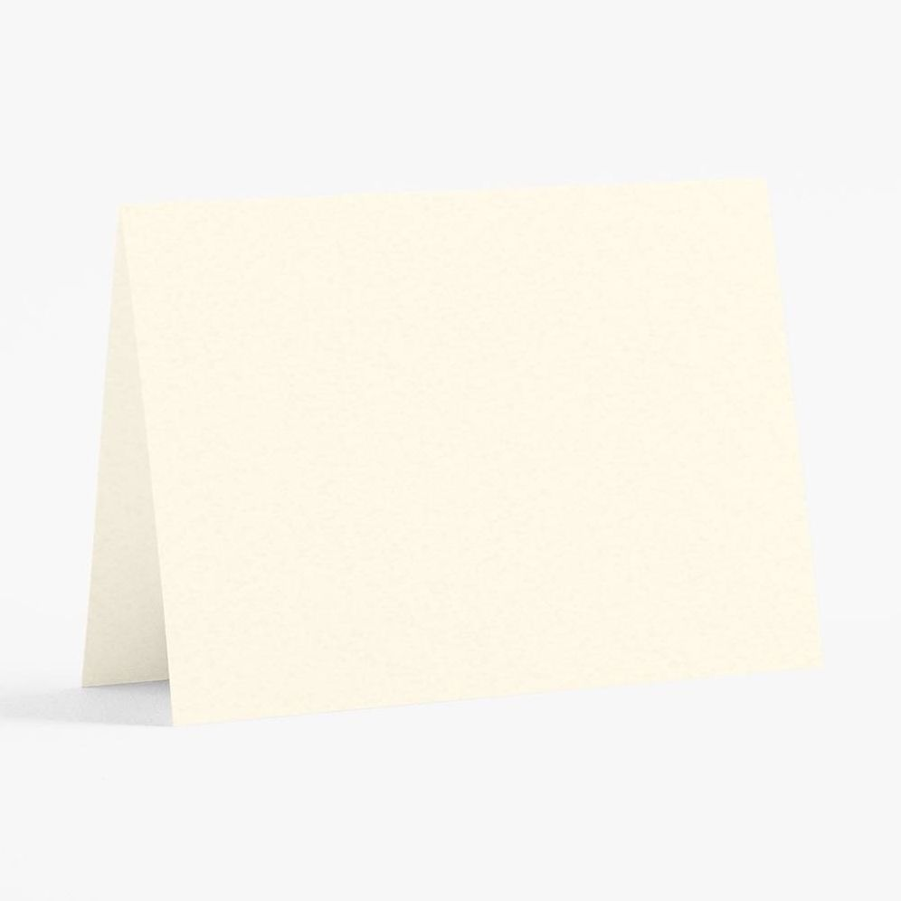 4 Bar Luxe White Folded Cards