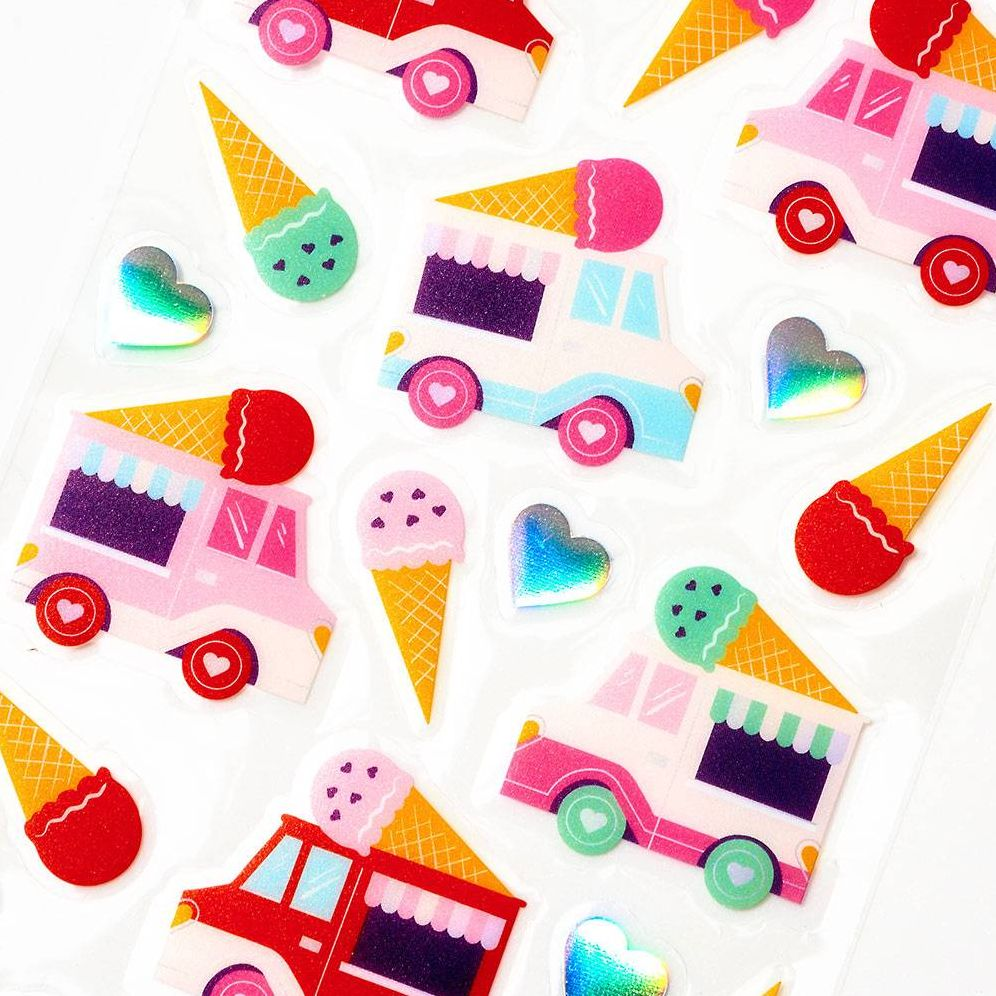 Ice Cream Truck Stickers