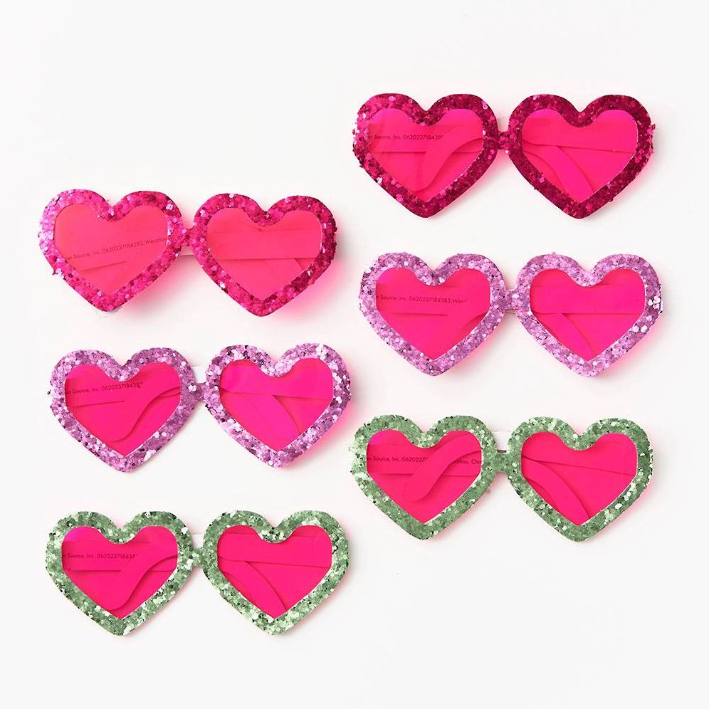 Valentine's Day Heart Paper Sunglasses