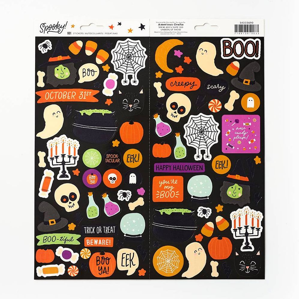 Spooky Halloween Stickers