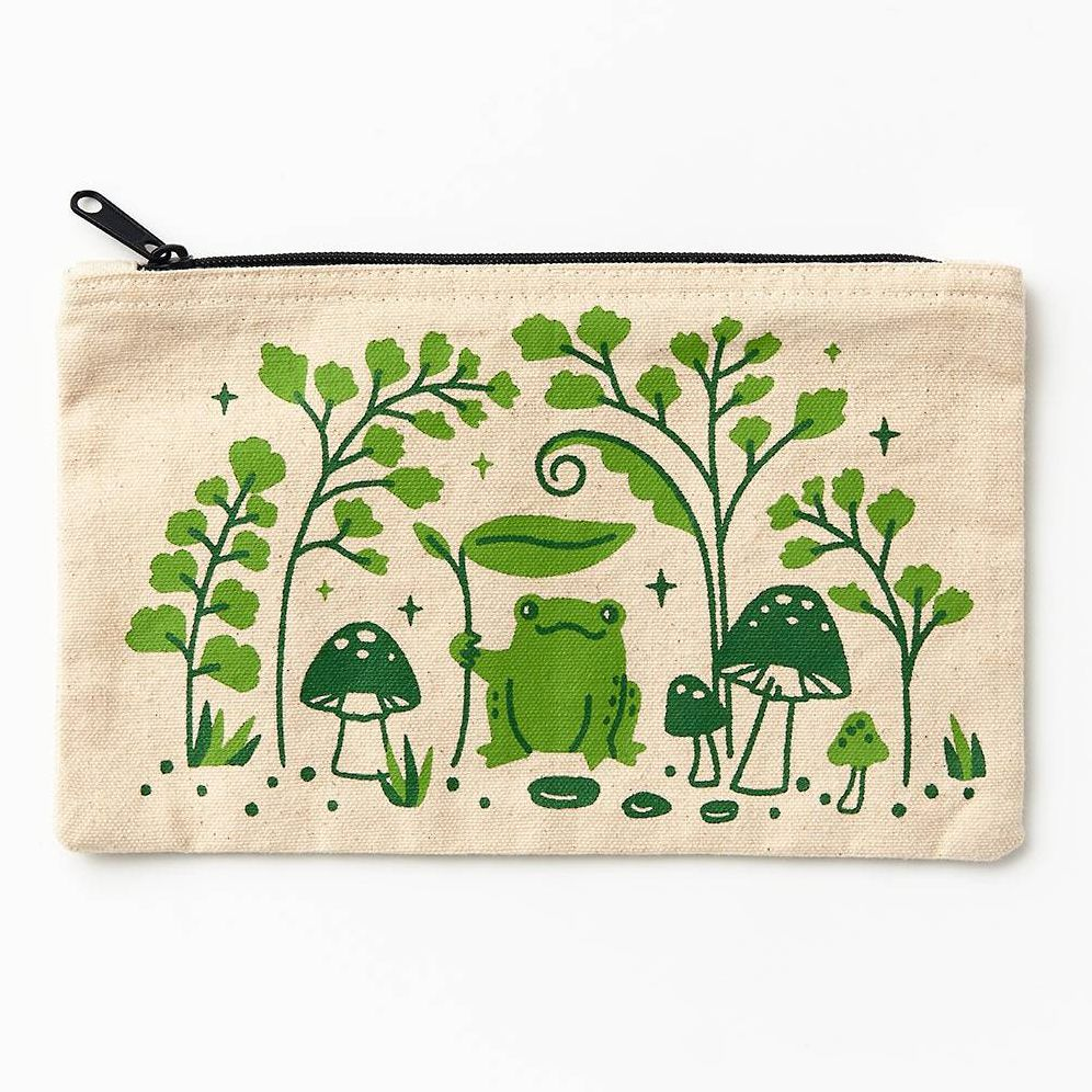 Fern Frog Pouch