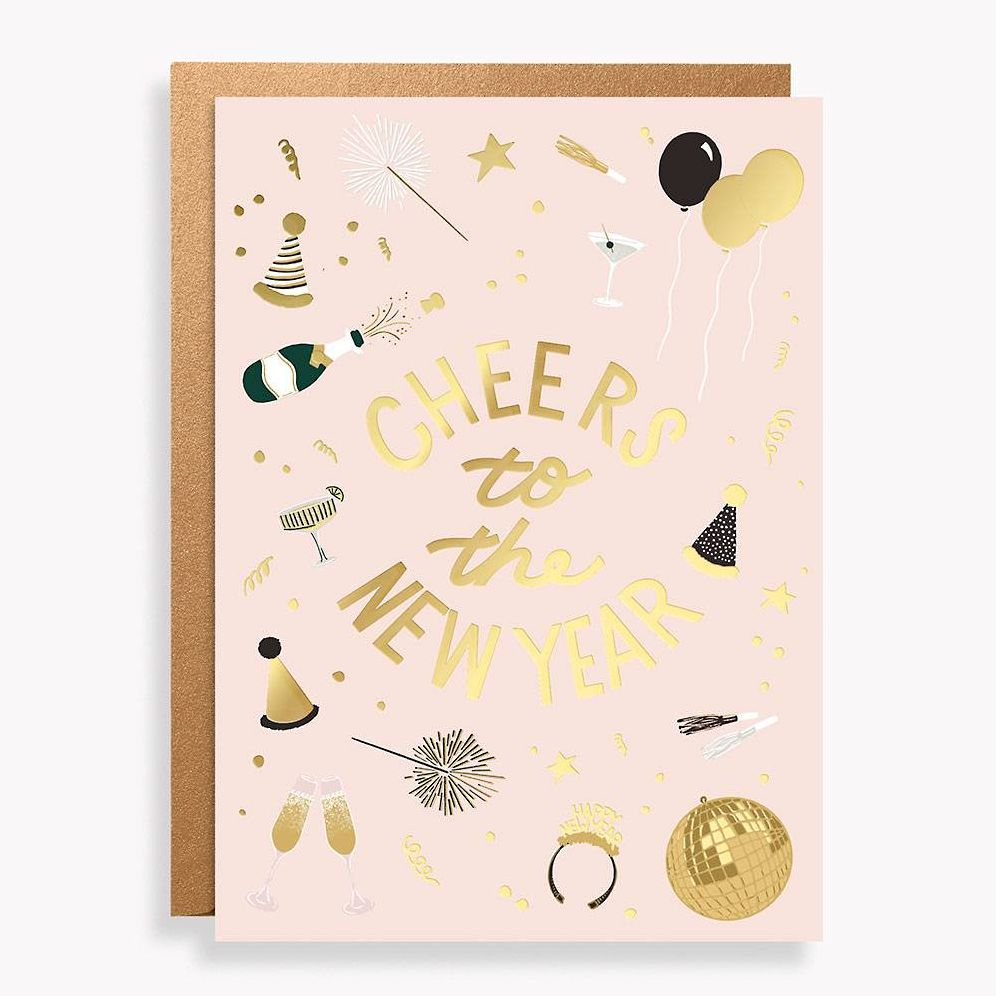 Cheers To The New Year Card