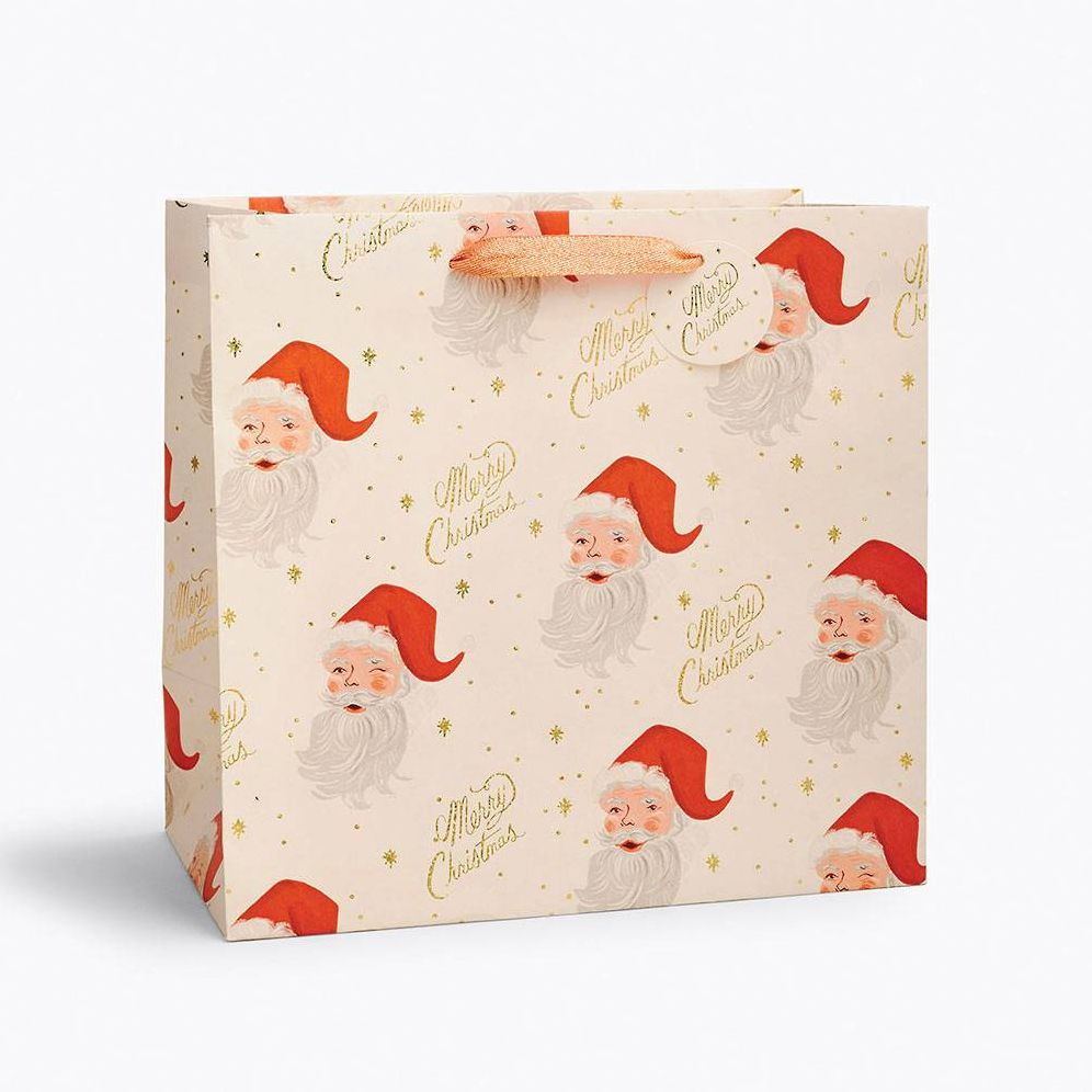 Rifle Paper Co. Santa Large Gift Bag