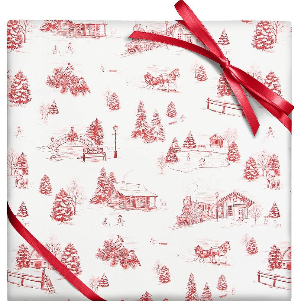 Countryside Christmas Wrapping Paper