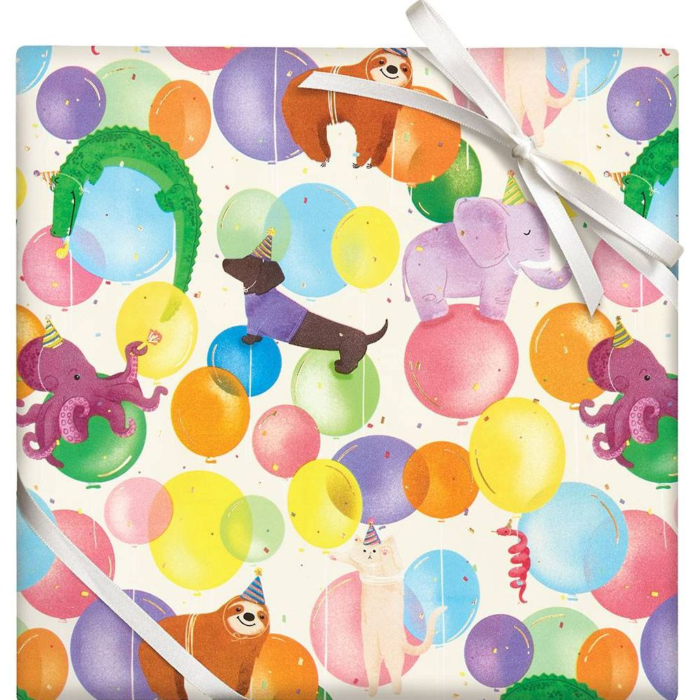 Balloon Animals Stone Wrapping Paper