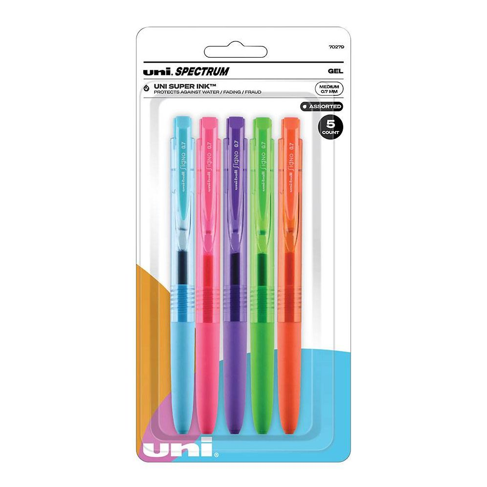 Uni-Ball Spectrum Retractable Gel Pens