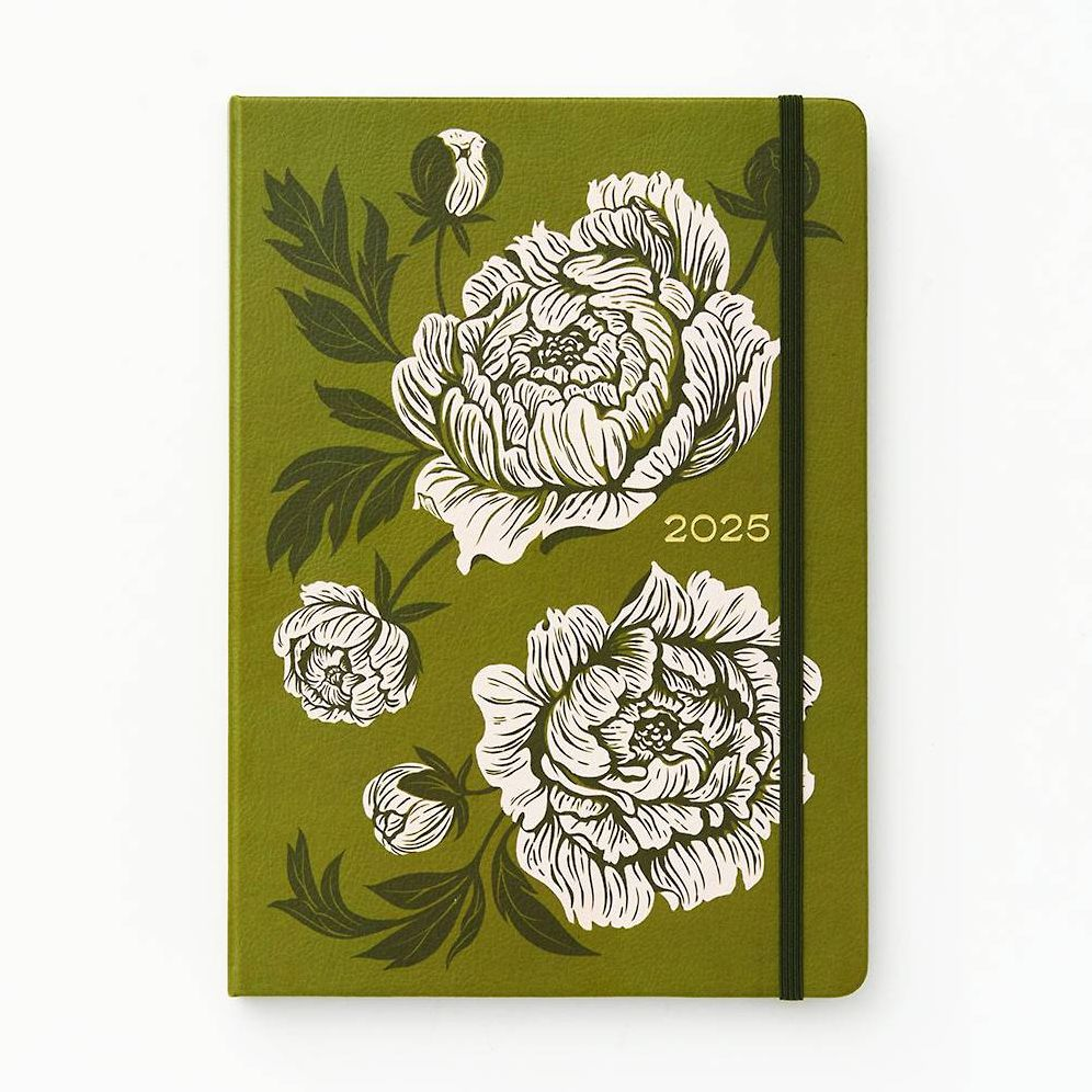 2025 Paper Source Vintage Floral Monthly Desk