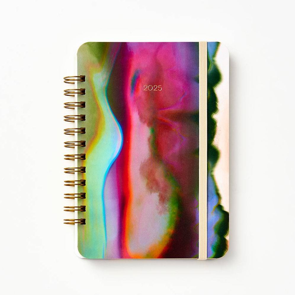 2025 Paper Source Artistic Watercolor Weekly Spiral Planner