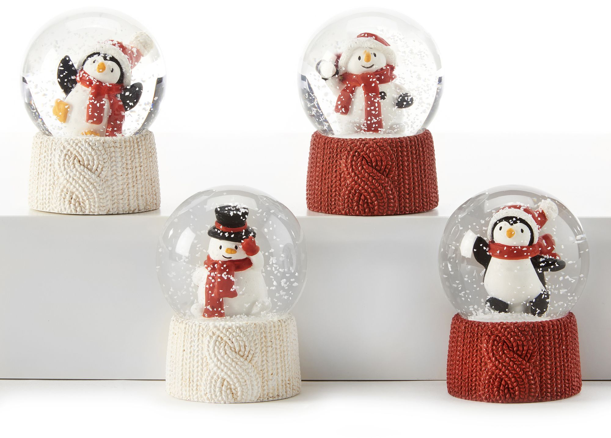 Mini Holiday Snowglobes, Assorted 4 styles