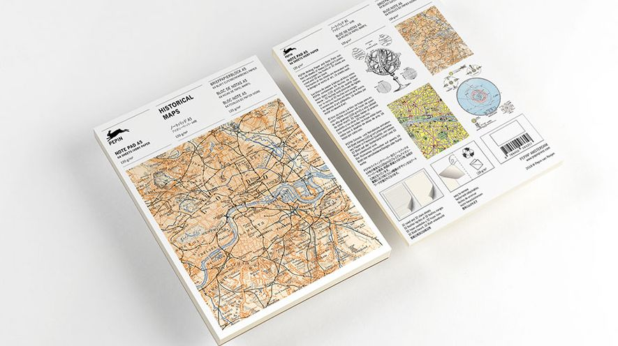 Historical Maps - A5 Pad