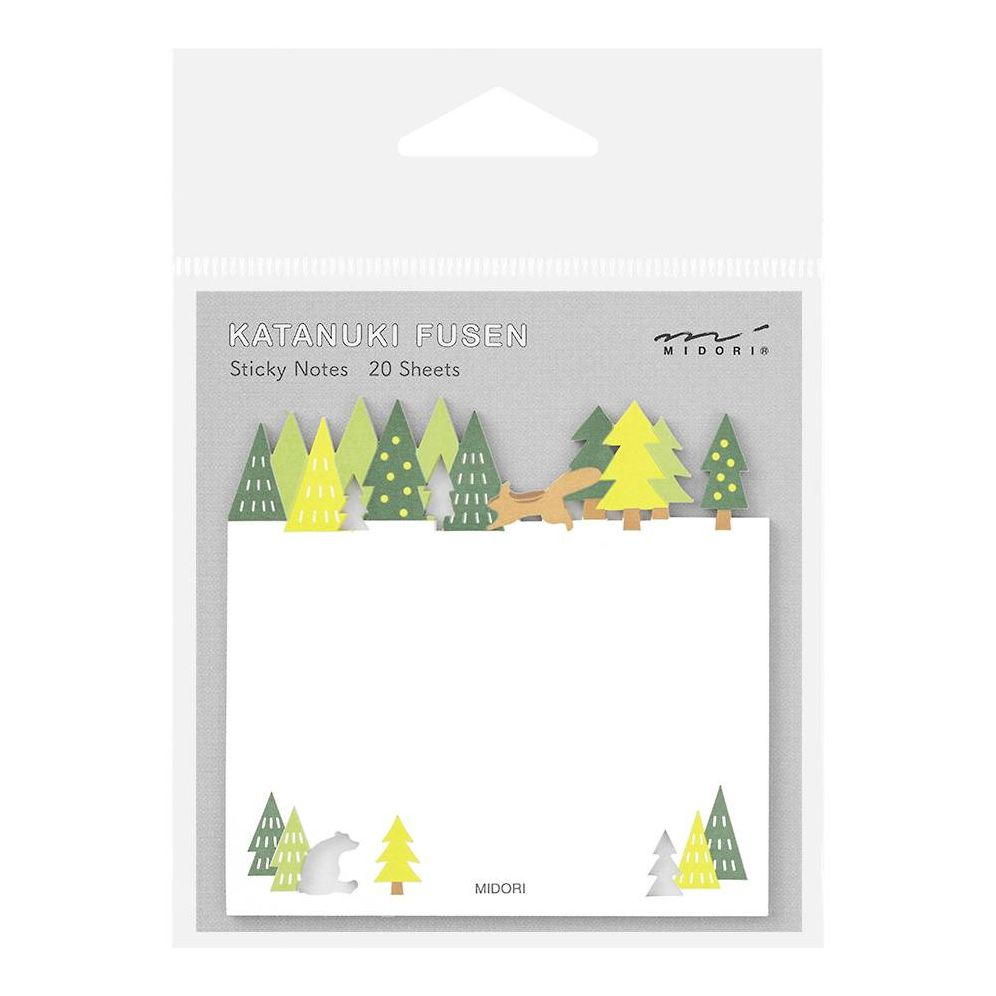 Midori Sticky Notes - Die-Cutting Forest