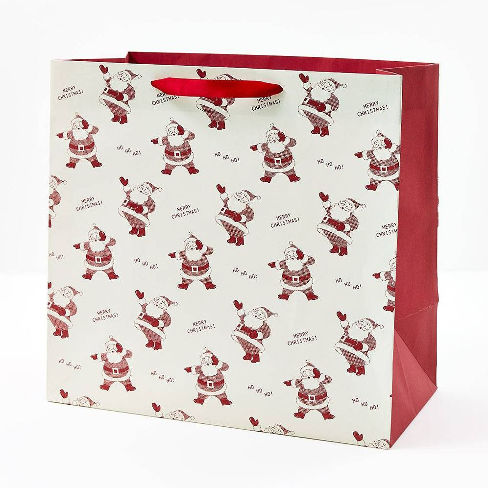 LRG Newsprint Santas Gift Bag