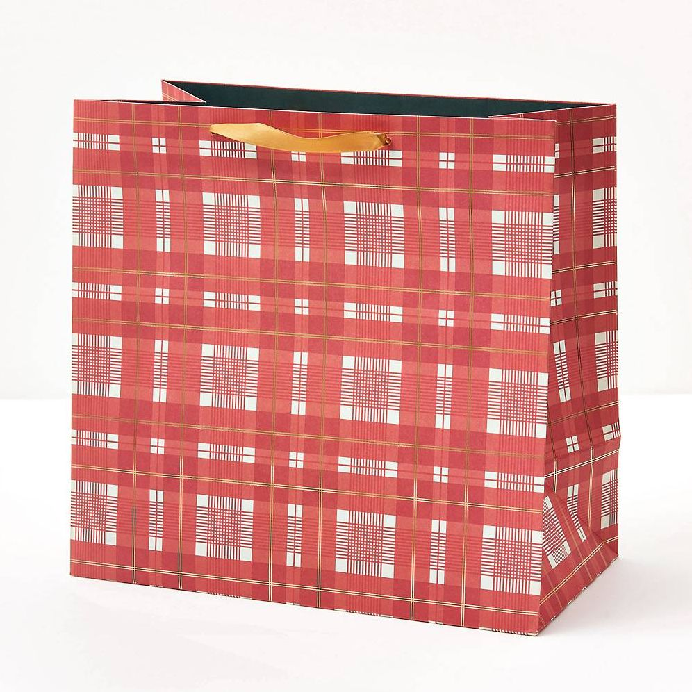 LRG Red & Green Plaid Gift Bag