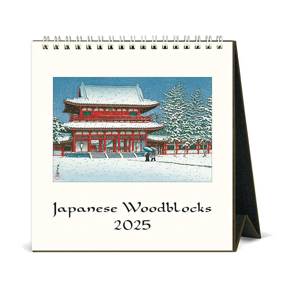 2025 Japanese Woodblock Desk Calendar