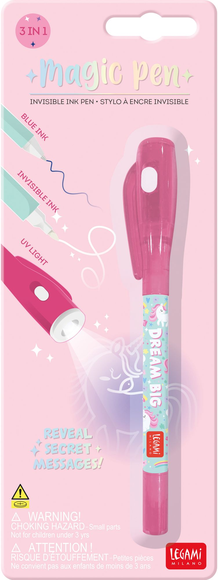 Legami Invisible Ink Pen - Magic Pen - Unicorn