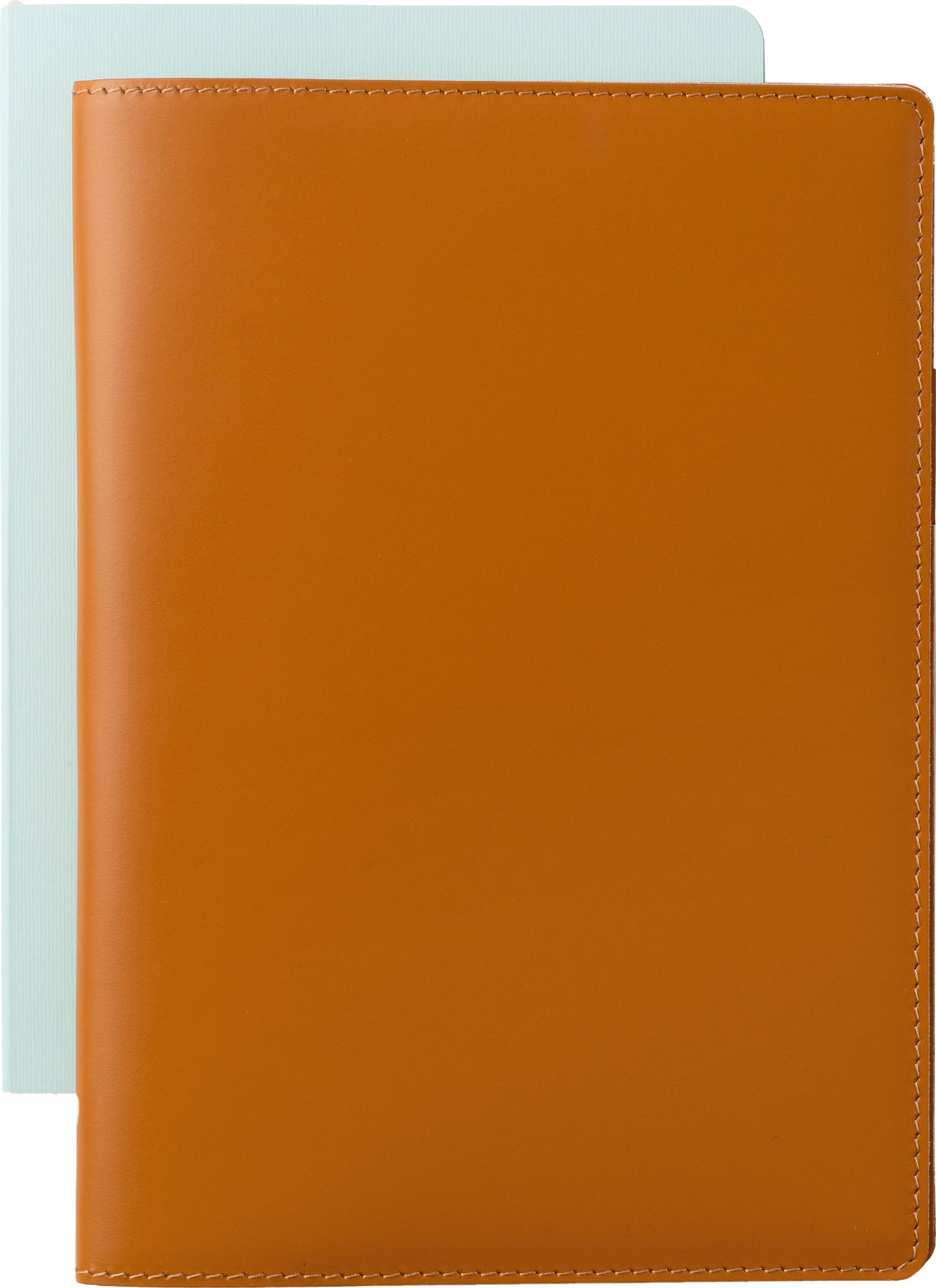 Paper Source Tan Leather Refillable A5 Journal Cover