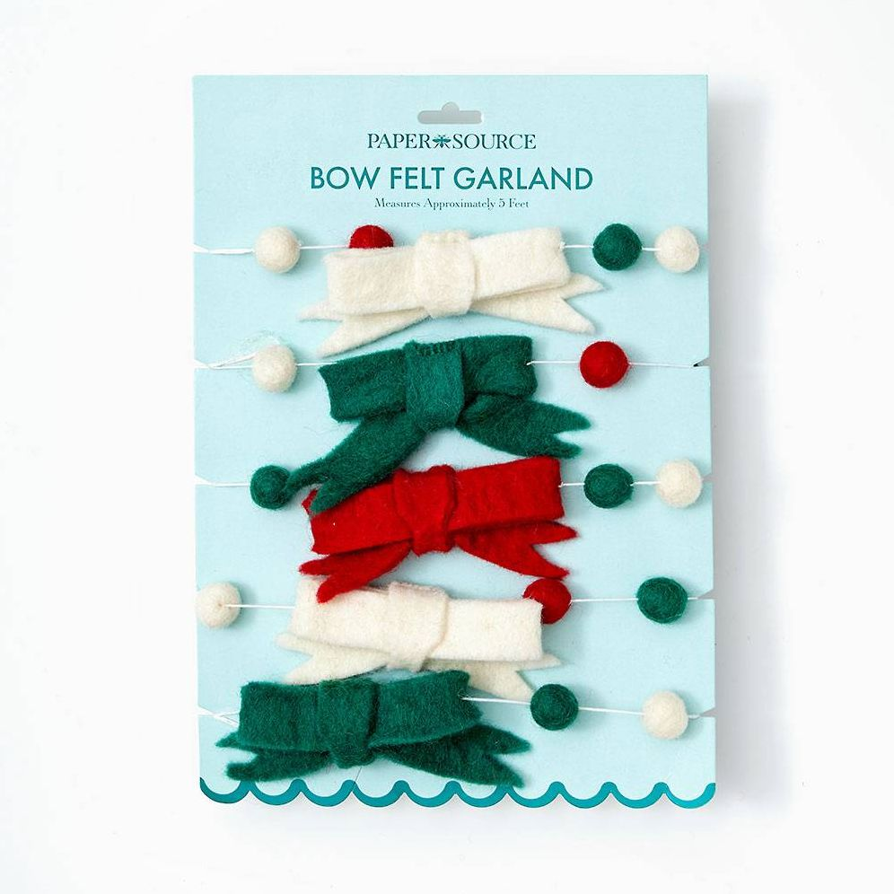 Bow Felt Garland