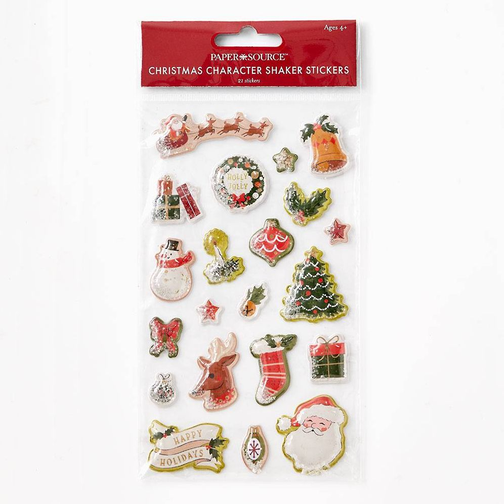 Christmas Characters Shaker Sticker Sheet