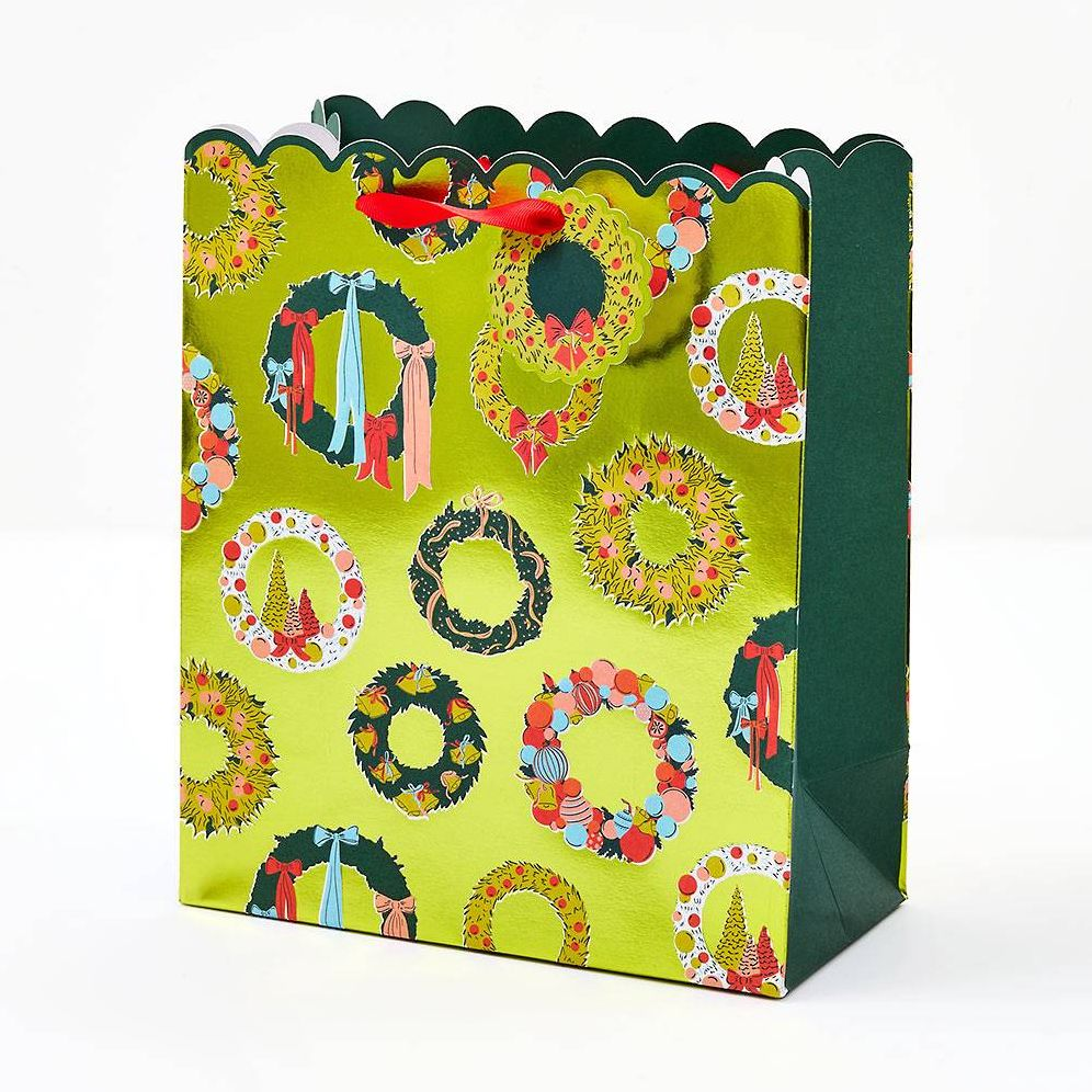 MED Colorful Wreaths Gift Bag