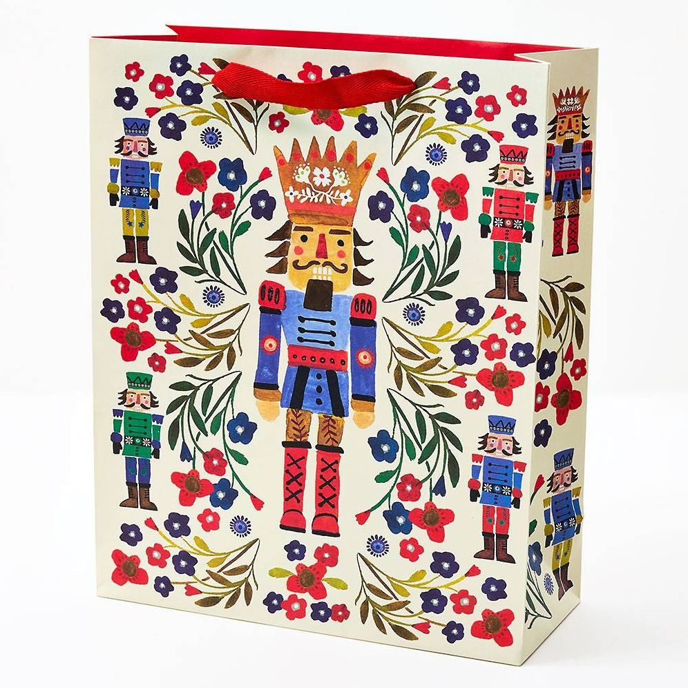 LRG Christmas Nutcracker Gift Bag