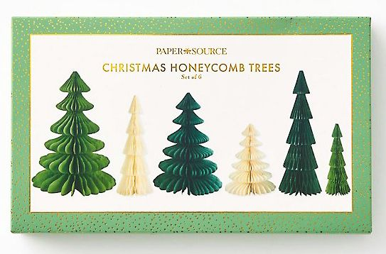 Honeycomb Trees S/6