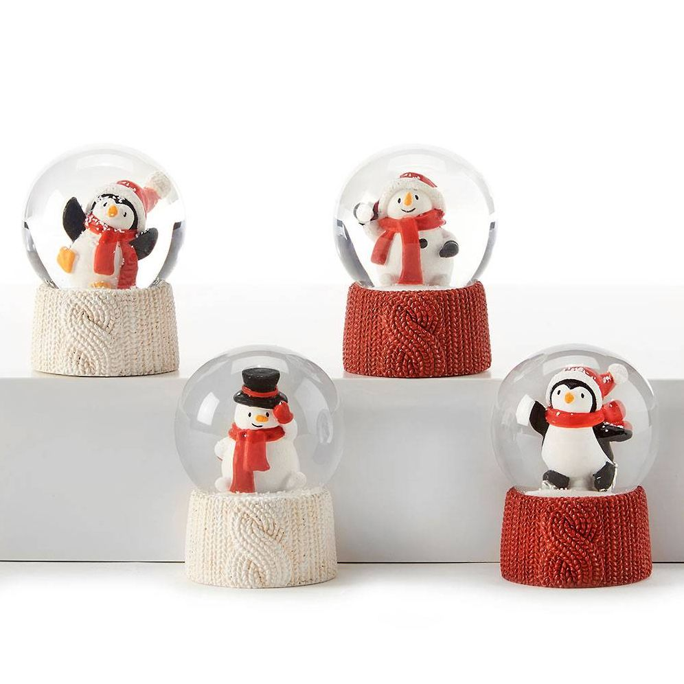 Mini Holiday Snowglobes, Assorted 4 styles