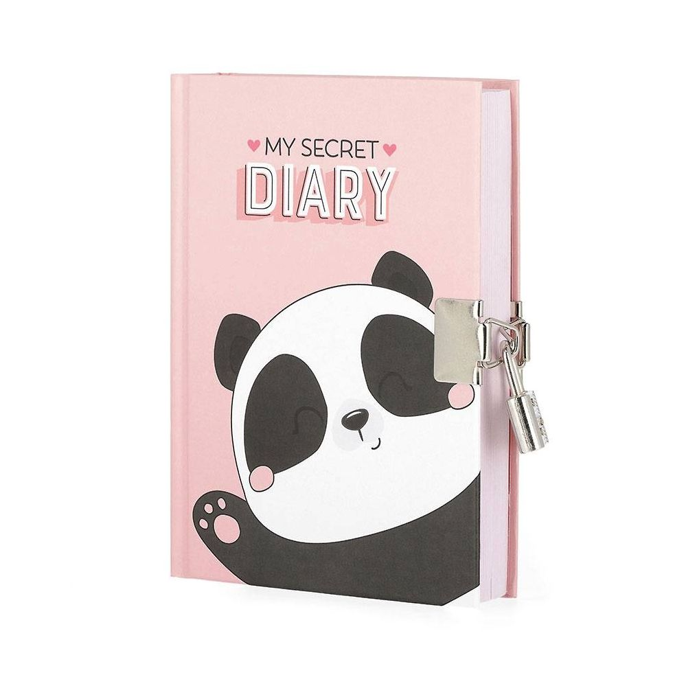 Legami Secret Diary With Padlock - My Secret Diary - Panda