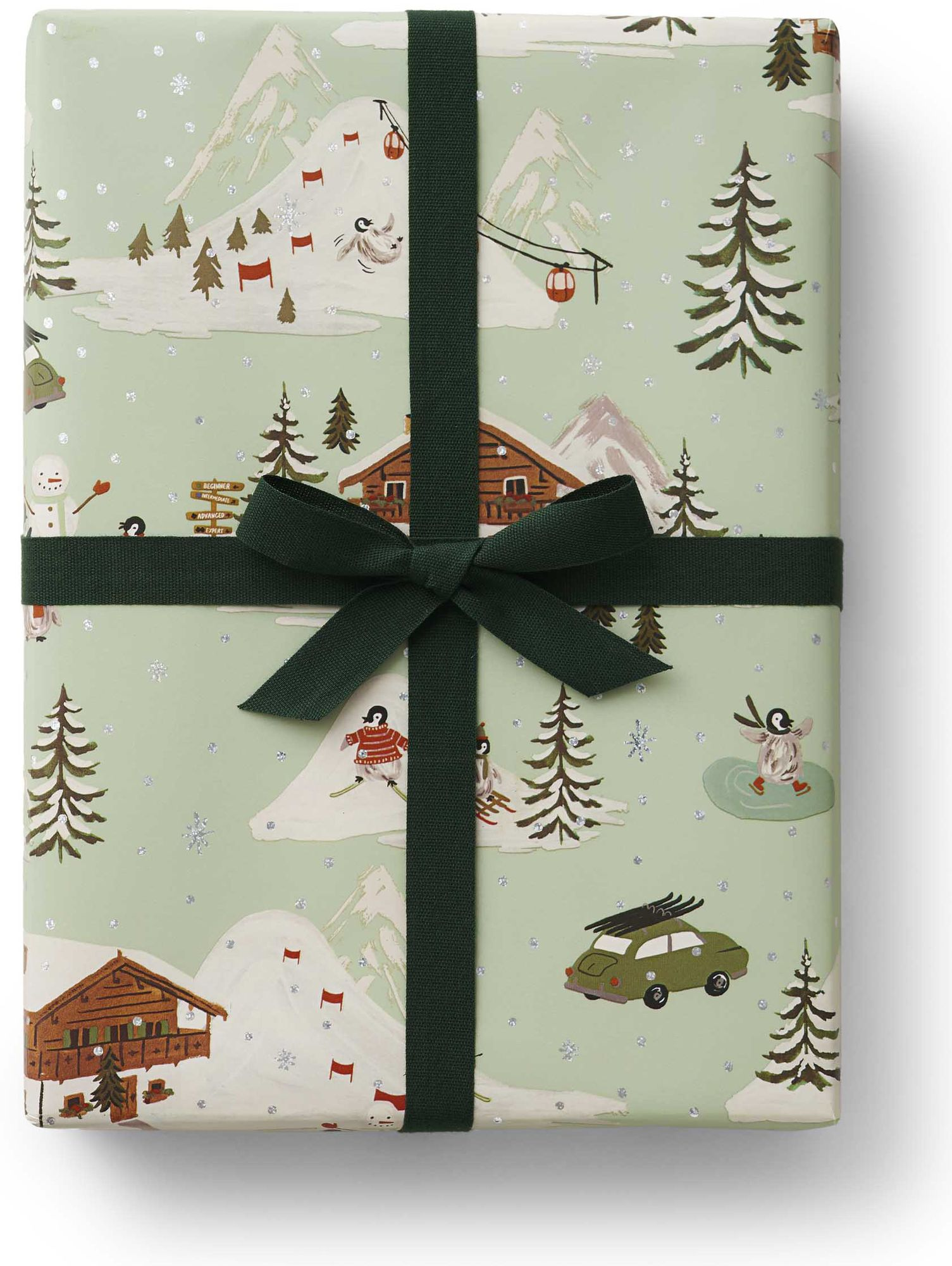 Rifle Penguin Village Continuous Roll Wrap