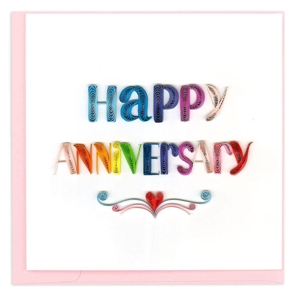 ANNIV Quilling Happy Anniversary