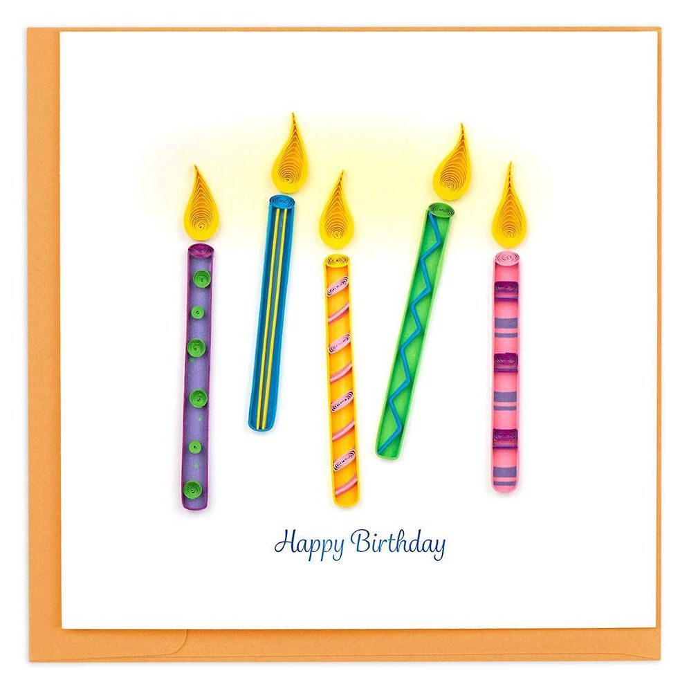 BDAY Quilling Birthday Candles