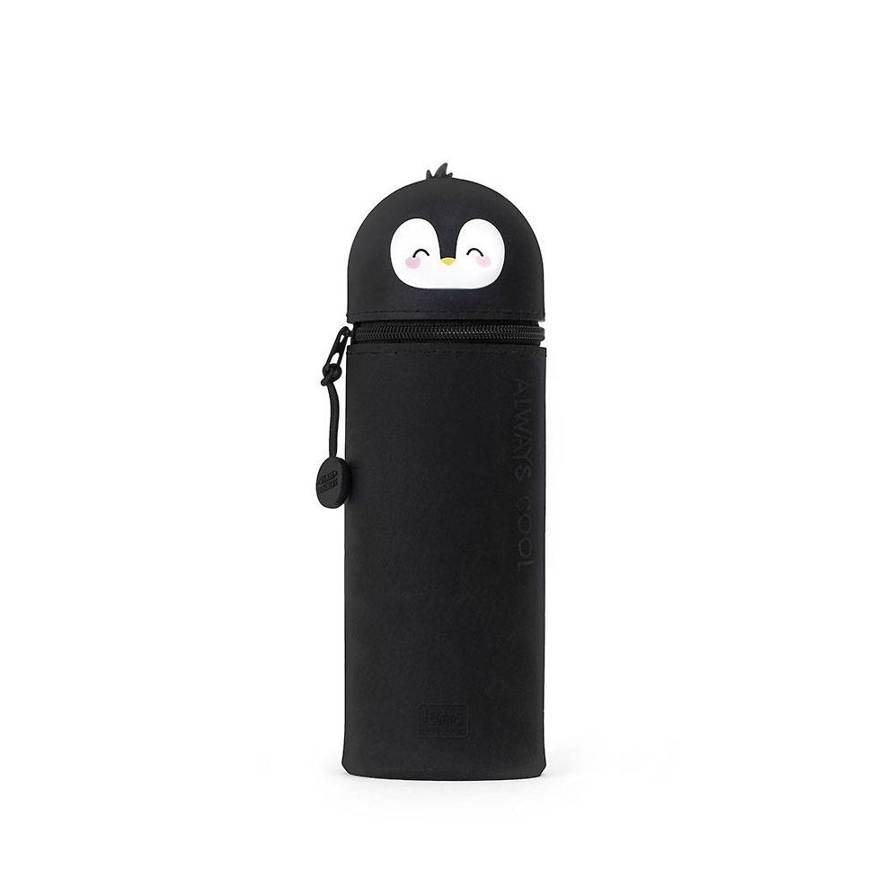 Legami 2-In-1 Silicone Pencil Case - Kawaii - Penguin