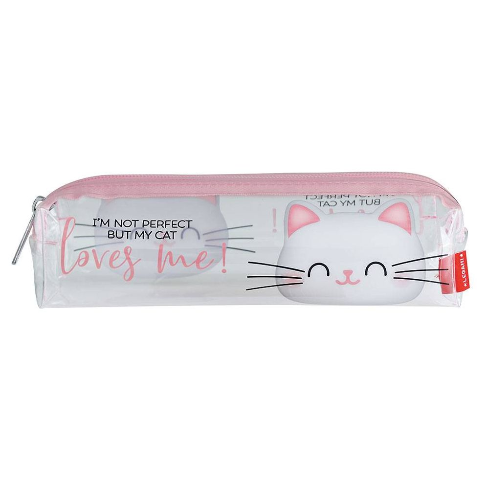 Legami Transparent Pencil Case - Pencil Case - Kitty