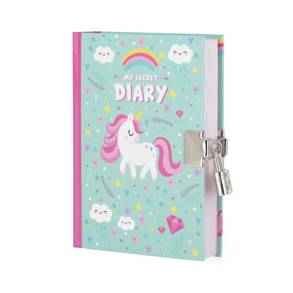 Legami Secret Diary With Padlock - My Secret Diary - Unicorn