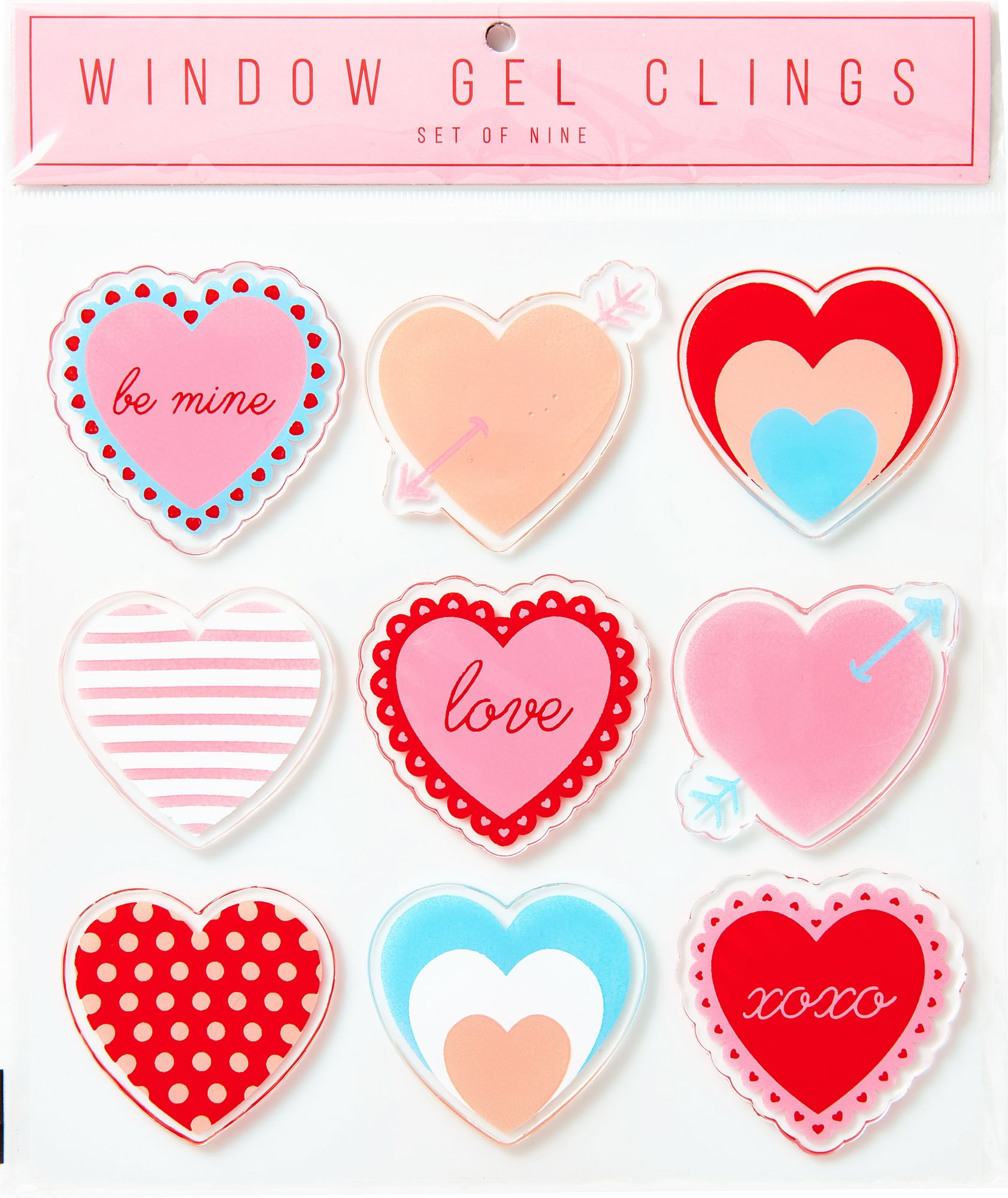 Heart Window Gel Clings