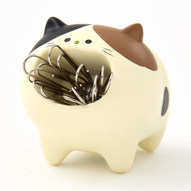 Clip Holder Calico Cat