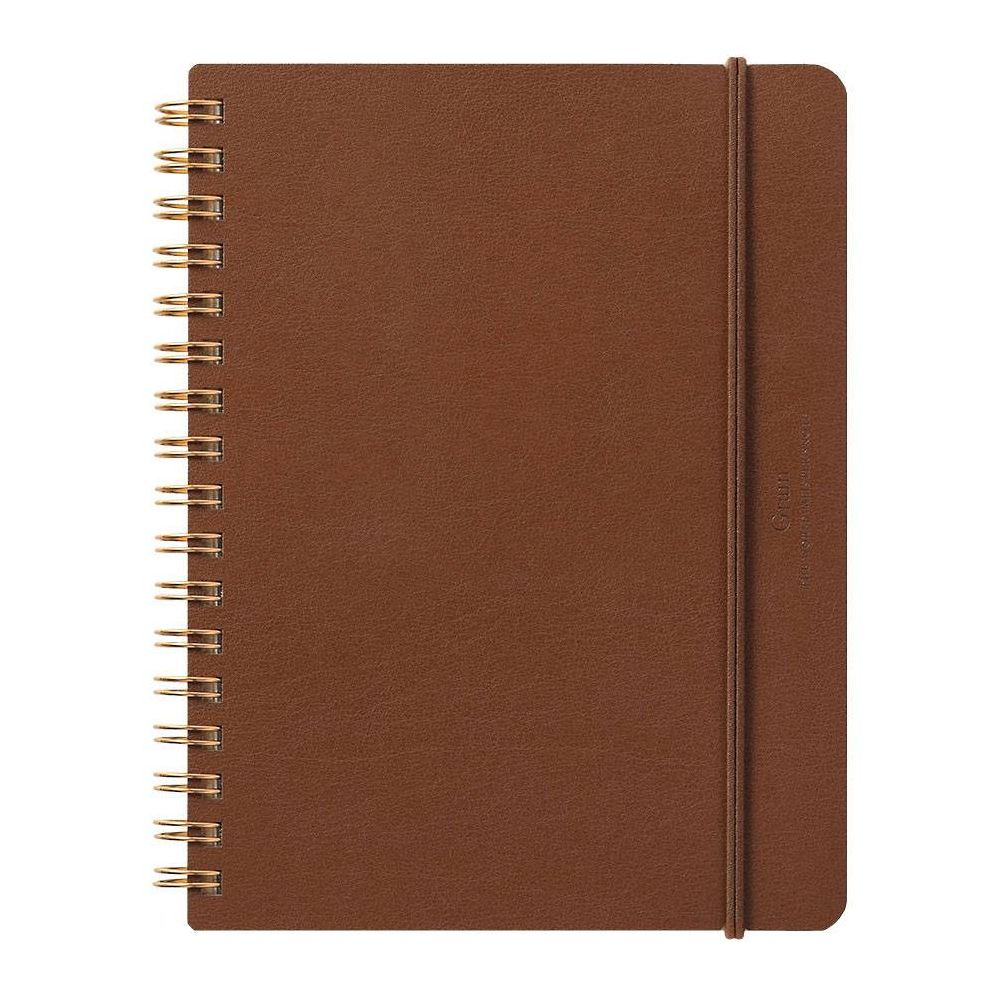 WM Ring Notebook Grain B6 Variant Dark Brown