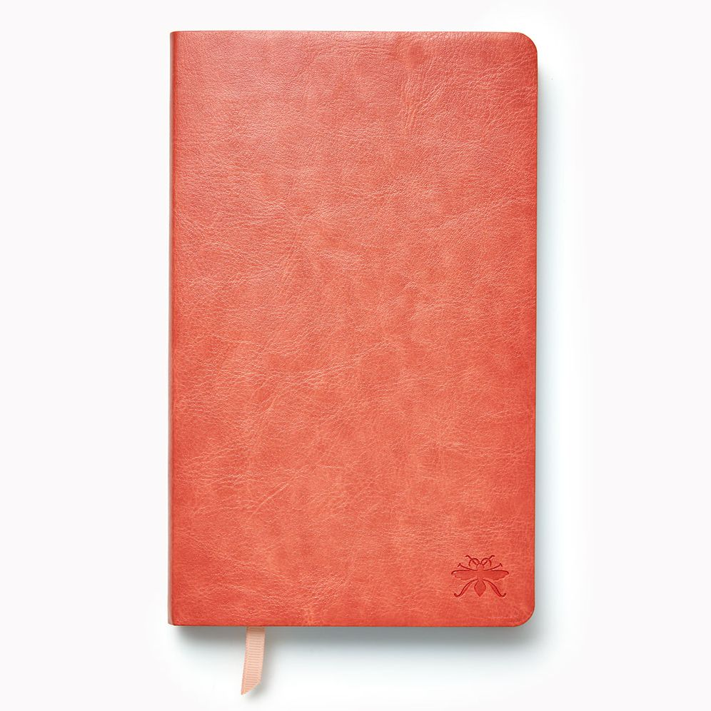 Coral Paper Wasp Med. Lined Journal