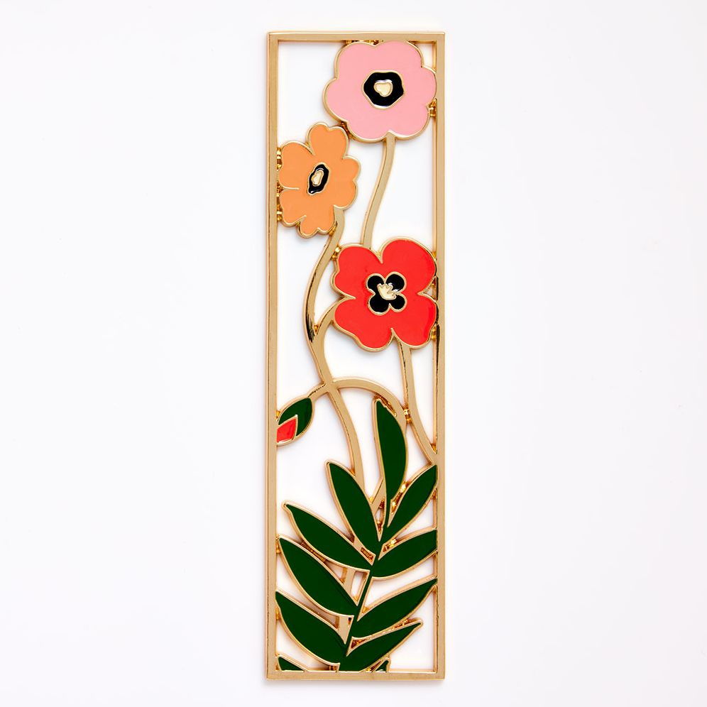 Laser Cut Flower Bookmark