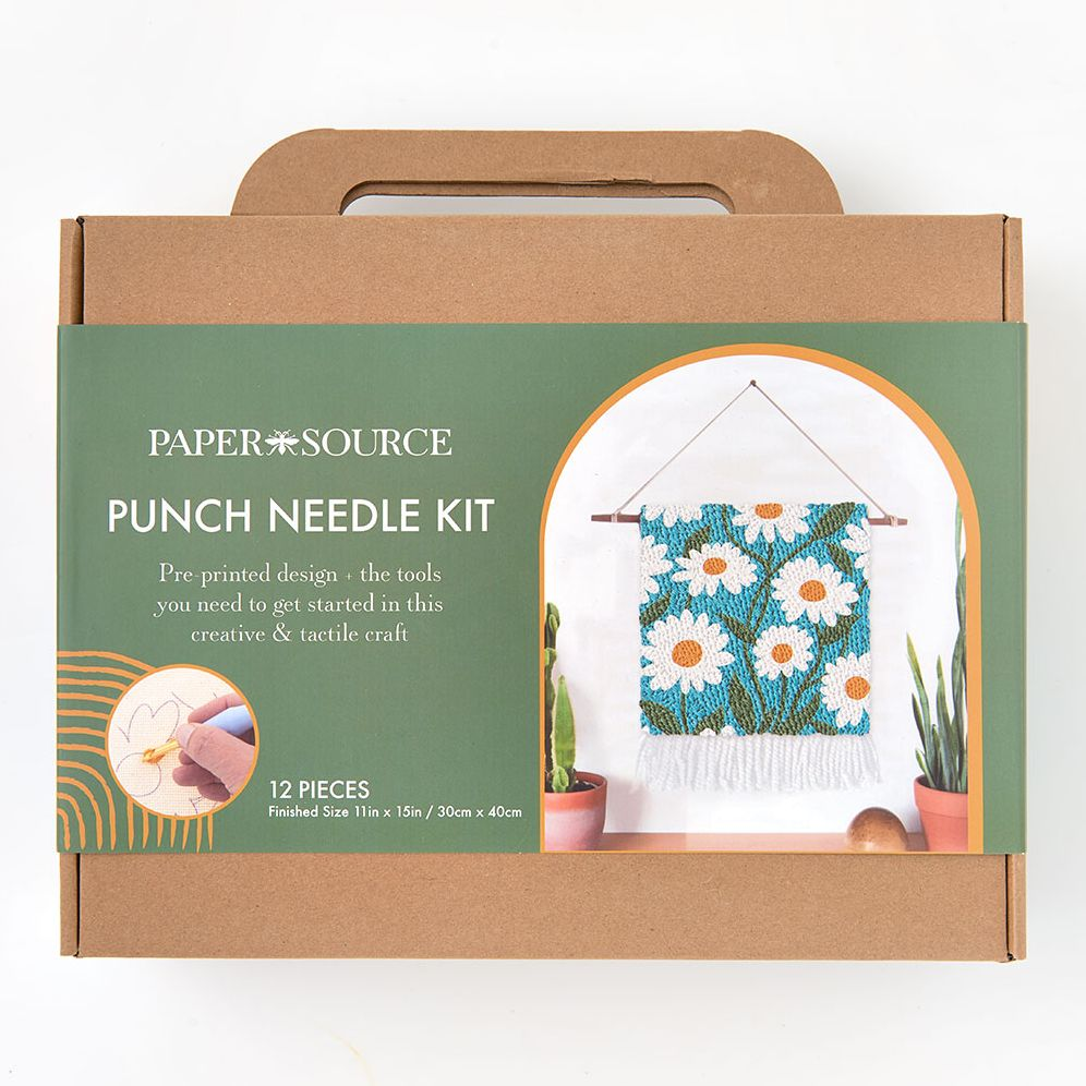 Daisy Punch Needle Kit Wall Hang