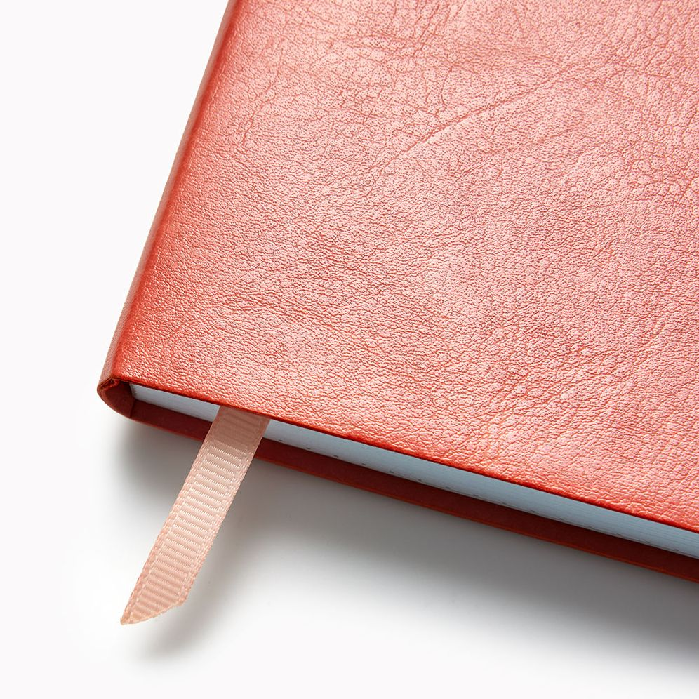 Coral Paper Wasp Med. Lined Journal