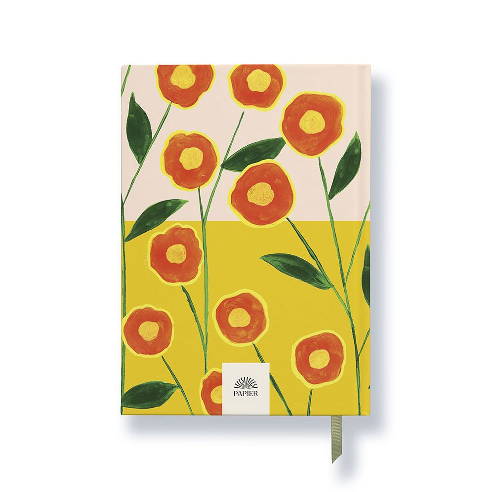 New Life A5 Lined Notebook Yellow