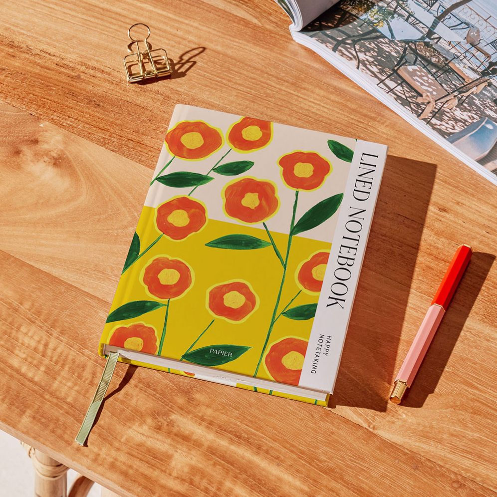 New Life A5 Lined Notebook Yellow