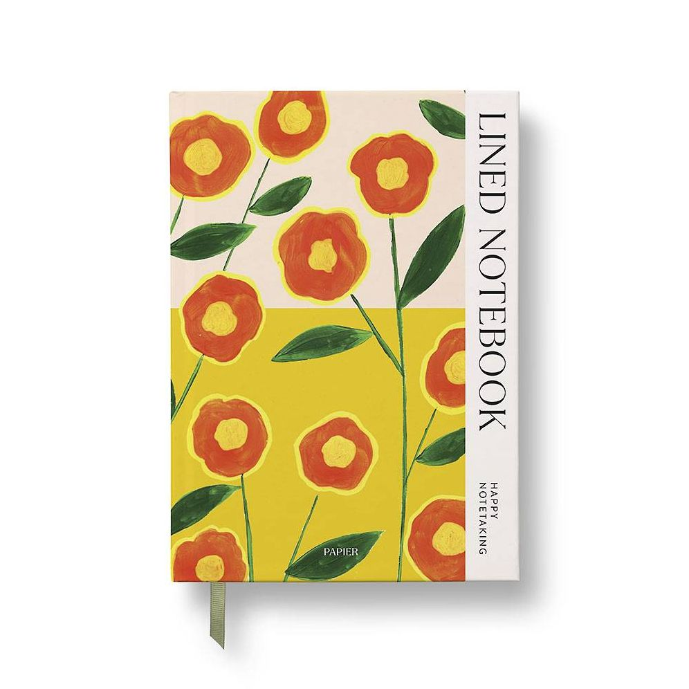 New Life A5 Lined Notebook Yellow